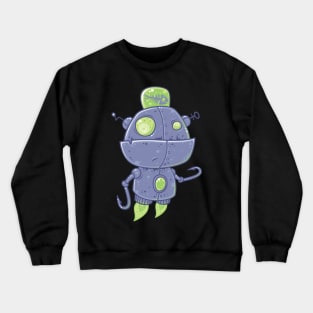 Fishing Robot Crewneck Sweatshirt